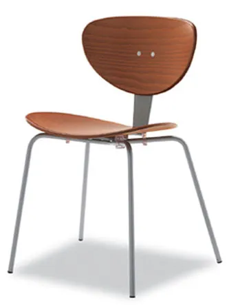 Metalen houten stoelen