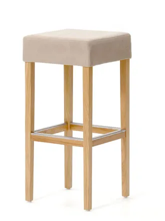 Stoffen barstoel