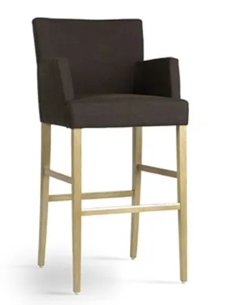 Stoffen barstoel