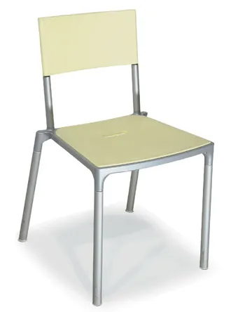 Metalen houten stoelen