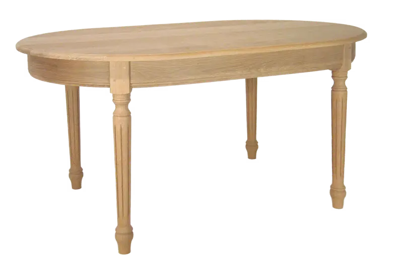 Ovalen eetttafel