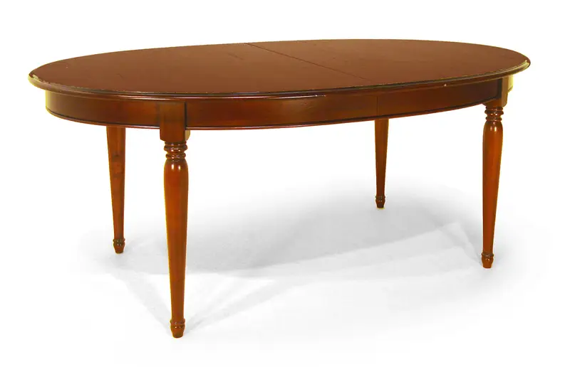Eetttafel in donker hout