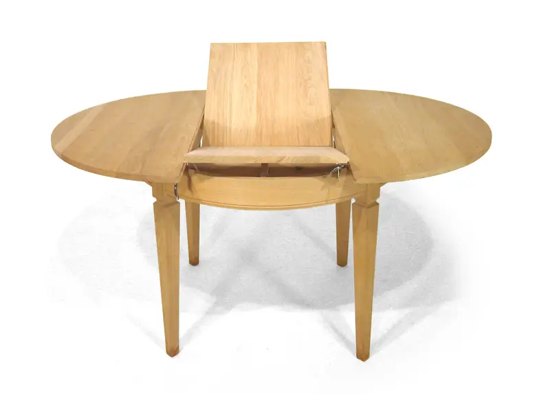 Verlengbare tafel met tuimelsysteem